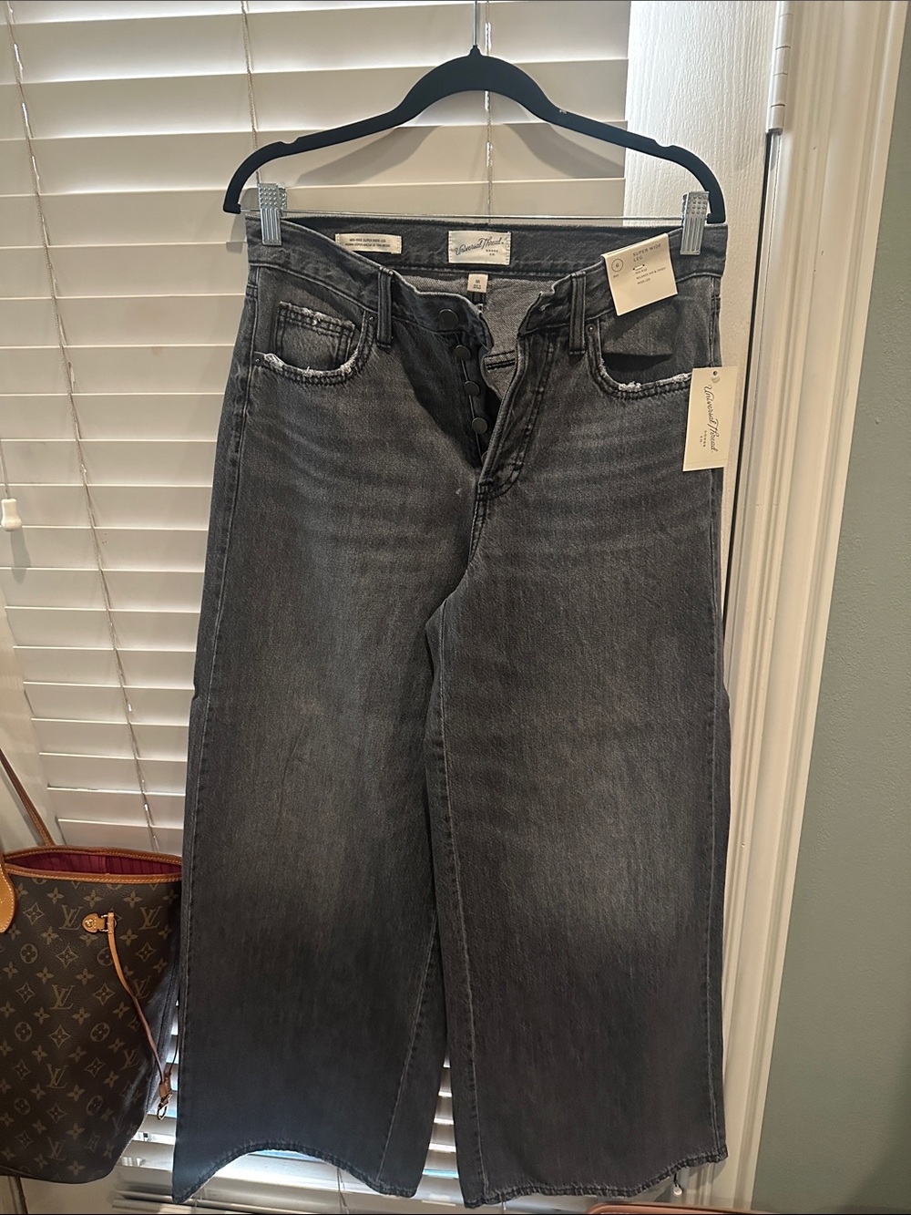 Super wide leg target Jean in gray